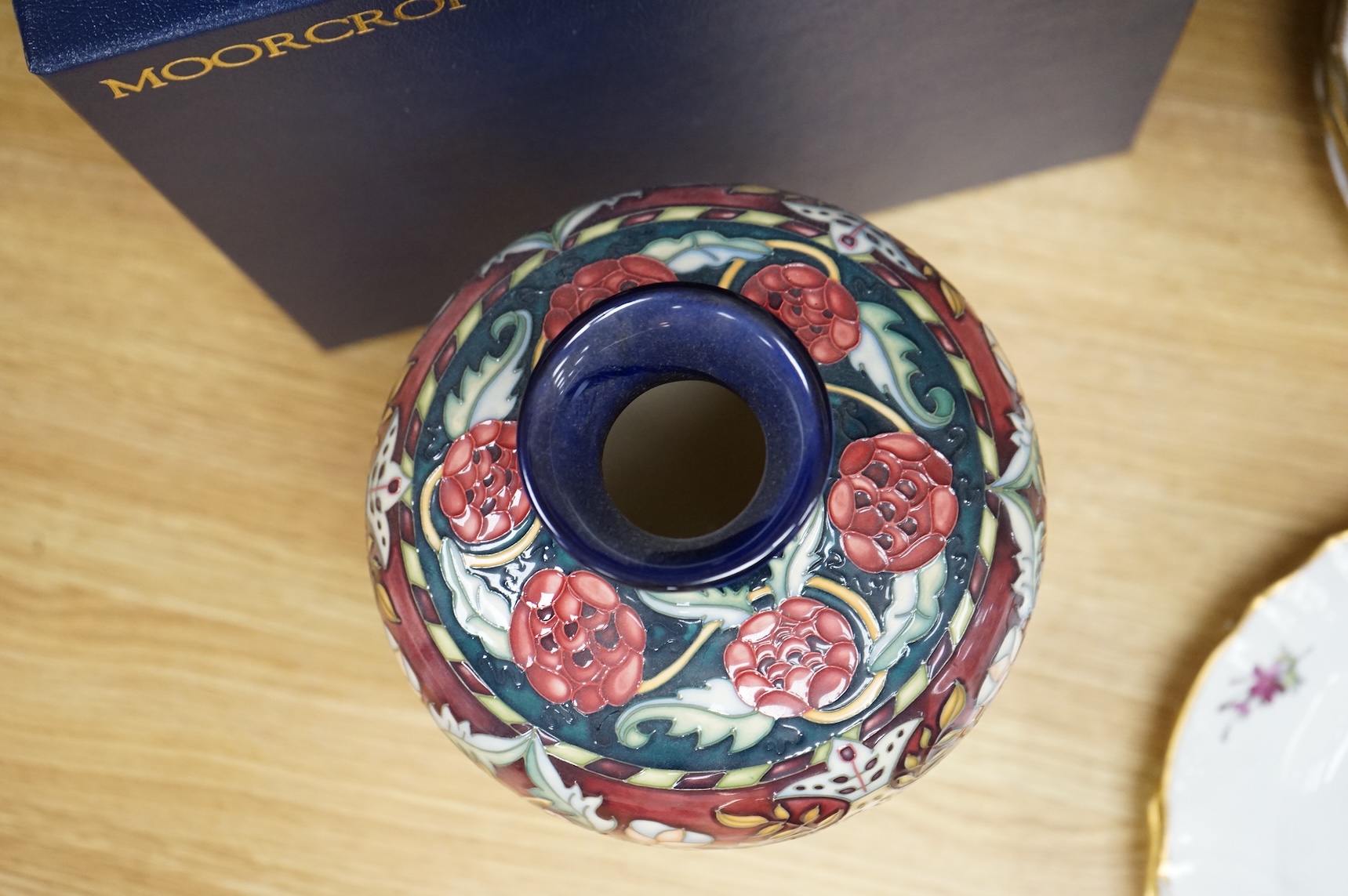 A Moorcroft ‘Bullers Wood’ vase, signed on base Rachel Bishop 2001, 16|100, (boxed)